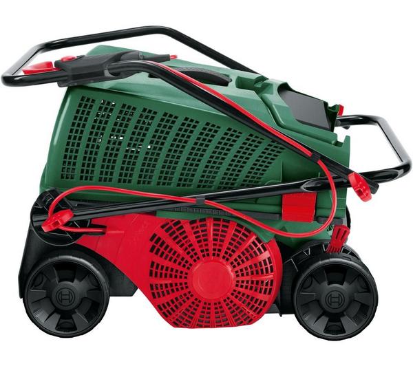 BOSCH UniversalRaker 900 Corded Rotary Lawn Raker - Black & Green
