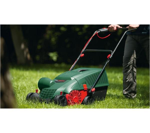 BOSCH UniversalRaker 900 Corded Rotary Lawn Raker - Black & Green