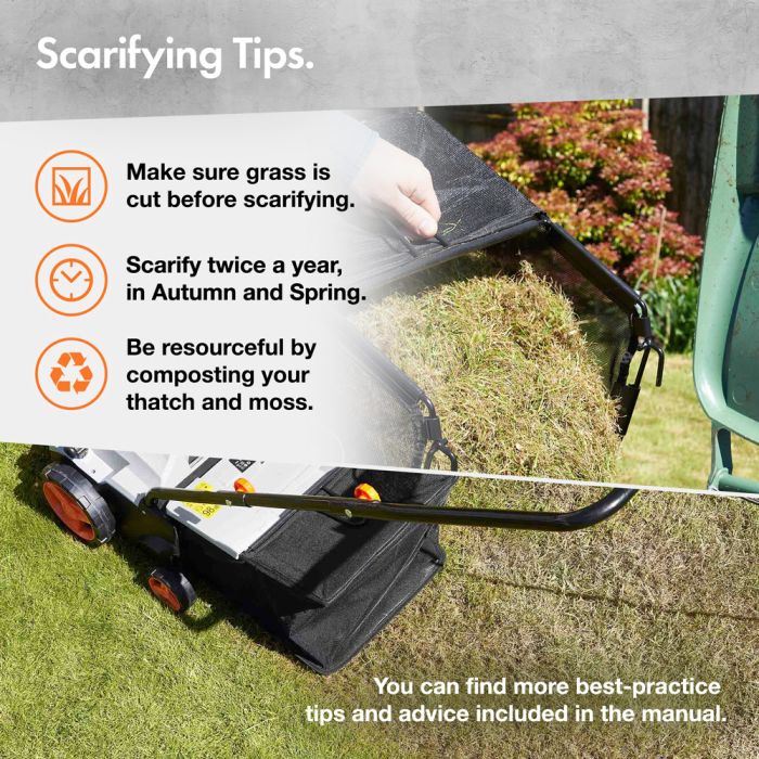2-in-1 Scarifier & Aerator 1800W