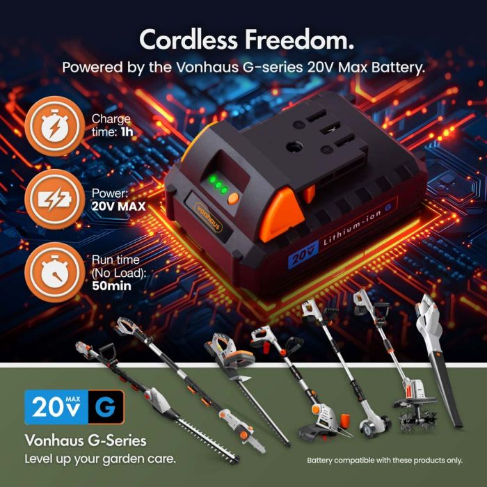 G-Series Cordless Pole Hedge Trimmer
