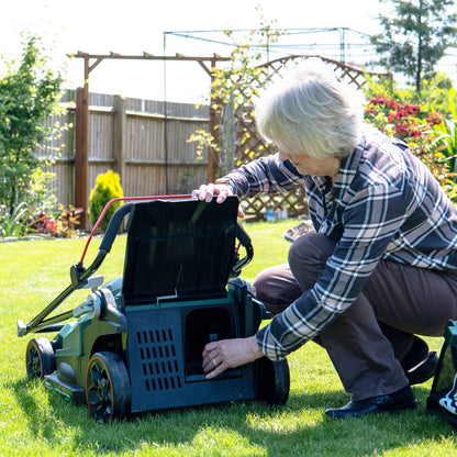 Webb Eco 40V 43cm Cordless Rotary Mower with 2 x 4AH Battery & Charger