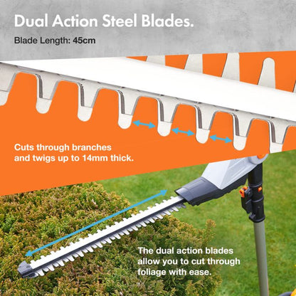 G-Series Cordless Pole Hedge Trimmer