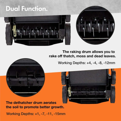 2-in-1 Scarifier & Aerator 1800W